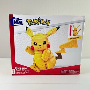 NEW MEGA Pokémon Jumbo Pikachu Building Set | 806 Pieces | 12” Tall